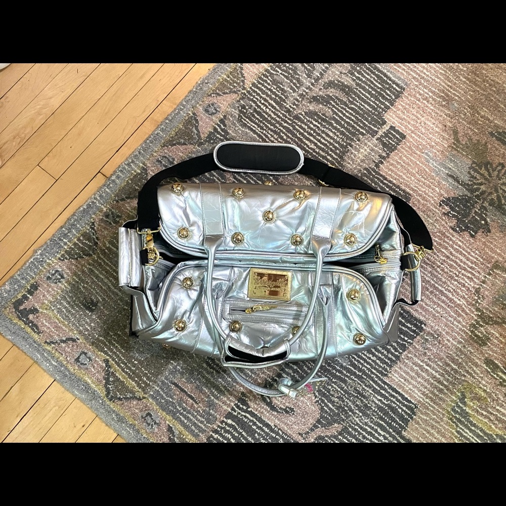 Vintage Betsey Johnson carry on luggage